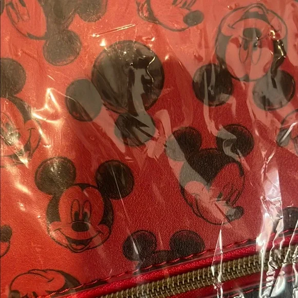 Disney Mickey Mouse Red and Black Backpack